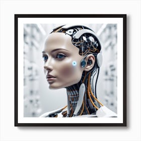 Robot Woman 20 Art Print