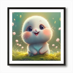 Cute Bunny 1 Art Print