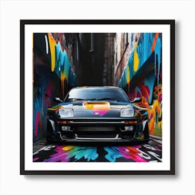 Graffiti Car 1 Art Print