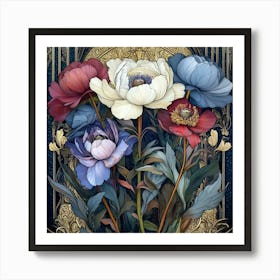 Peonies 1 Art Print