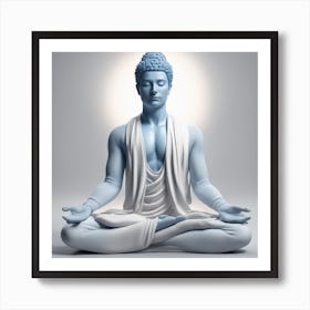 Buddha in Lotus Position Art Print