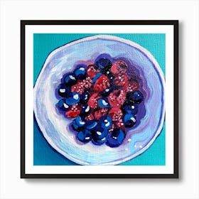 Fruit Square Art Print