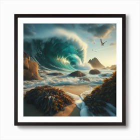 Big Wave 1 Art Print