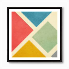 Flow Of Geometry 3 Art Print