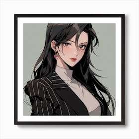 Anime Girl 15 Art Print