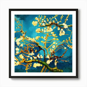 Blossoming Almond Tree 3 Art Print