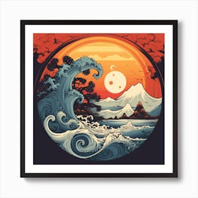 Great Wave 26 Art Print