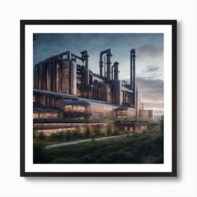 Industrial Plant Art Print