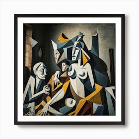 resembles painting "Guernica" Art Print