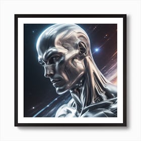 Futuristic Man Art Print