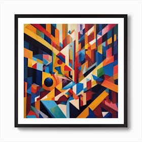 Abstract Staircase Art Print