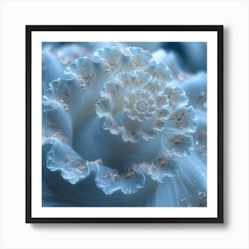 Fractal Flower Art Print