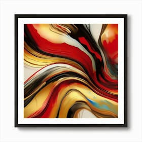 Abstract painting art 2 Art Print