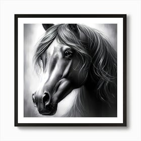 Creative Horse Beauty Illustration Nr 150 Art Print