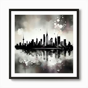 Berlin Skyline 3 Art Print