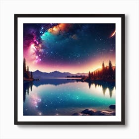 Galaxy Wallpaper 2 Art Print