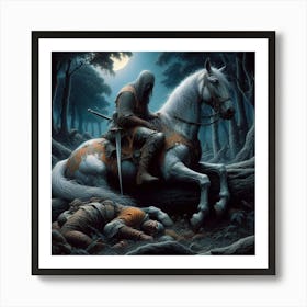 Knights Of The Round Table Art Print