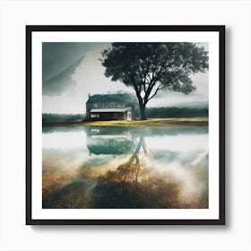 House In The Woods Art Print