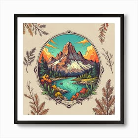 Mountain Landscape 14 Art Print