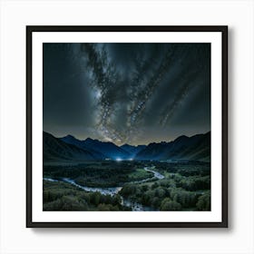 Milky Way Art Print