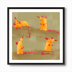 The Rat Gang Art Print