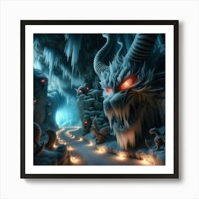 Frozen Nightmares 3 Art Print