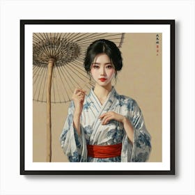 Chinese Woman 3 Art Print