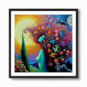 Psychedelic Painting 2 Art Print