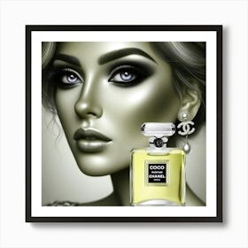 The chanel woman Art Print