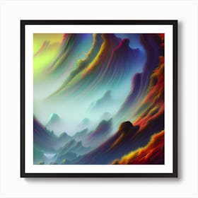 Mysterious Landscape Art Print