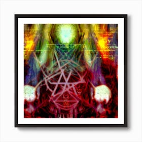 Abstract Photo Of Lilith, Lucifer And Hecate 3 Art Print