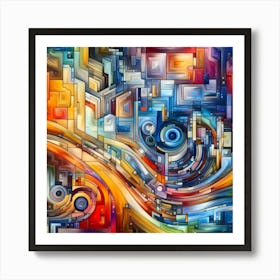 Abstract Painting 79 Art Print