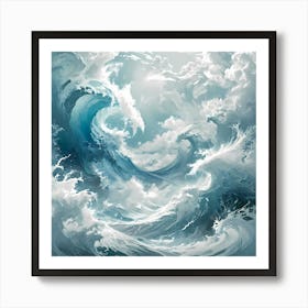 Ocean Waves Art Print