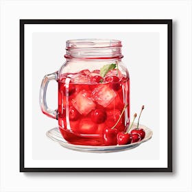 Cherry Iced Tea 6 Art Print