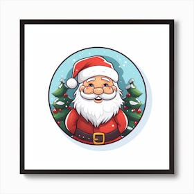 Santa Claus 12 Art Print