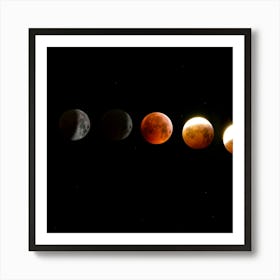 Blood Moon Art Print