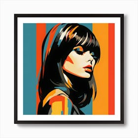 Mod Girl 1 Art Print