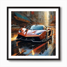 Lamborghini 186 Art Print