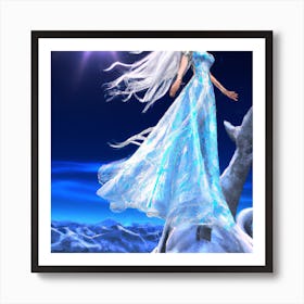 Ice Princess 005 Art Print