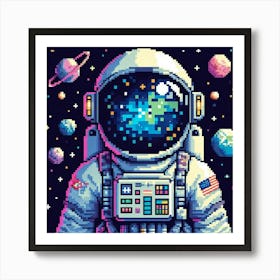 Pixel Art 1 Art Print