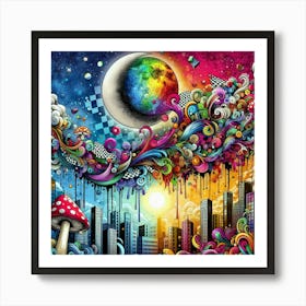 Psychedelic City 11 Affiche