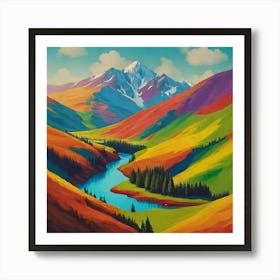 'River Valley' Art Print