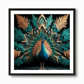 Peacock 3 Art Print