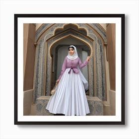 Muslim Woman Art Print