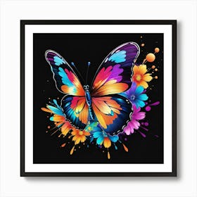 Colorful Butterfly 88 Art Print