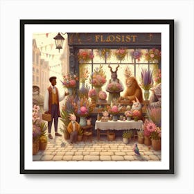 Flower Shop 2 Art Print