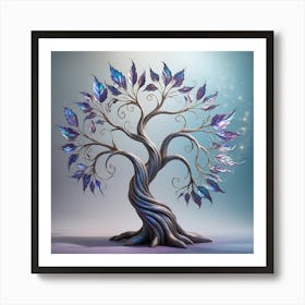 Leonardo Phoenix A Whimsical Intricately Detailed Tree With A 0 Art Print