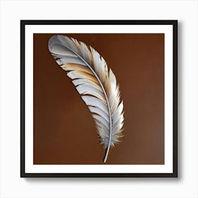 One Feather Art Print