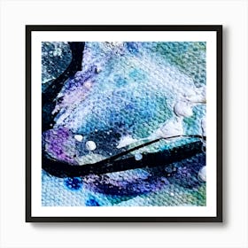 Floating Through Waves Art Print