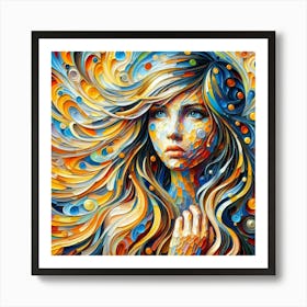 Portrait Artwork 84 Art Print